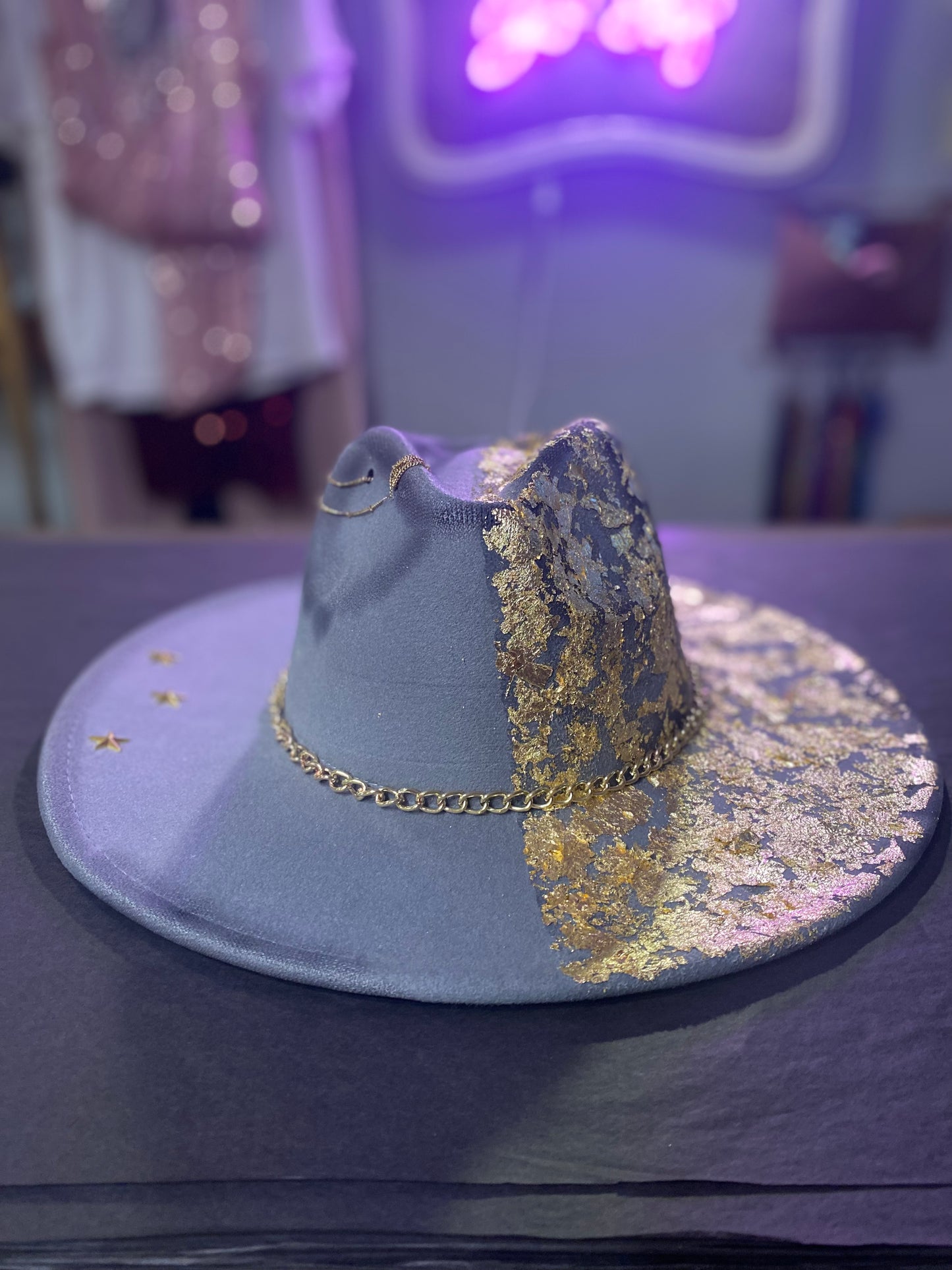 Gold custom Brim