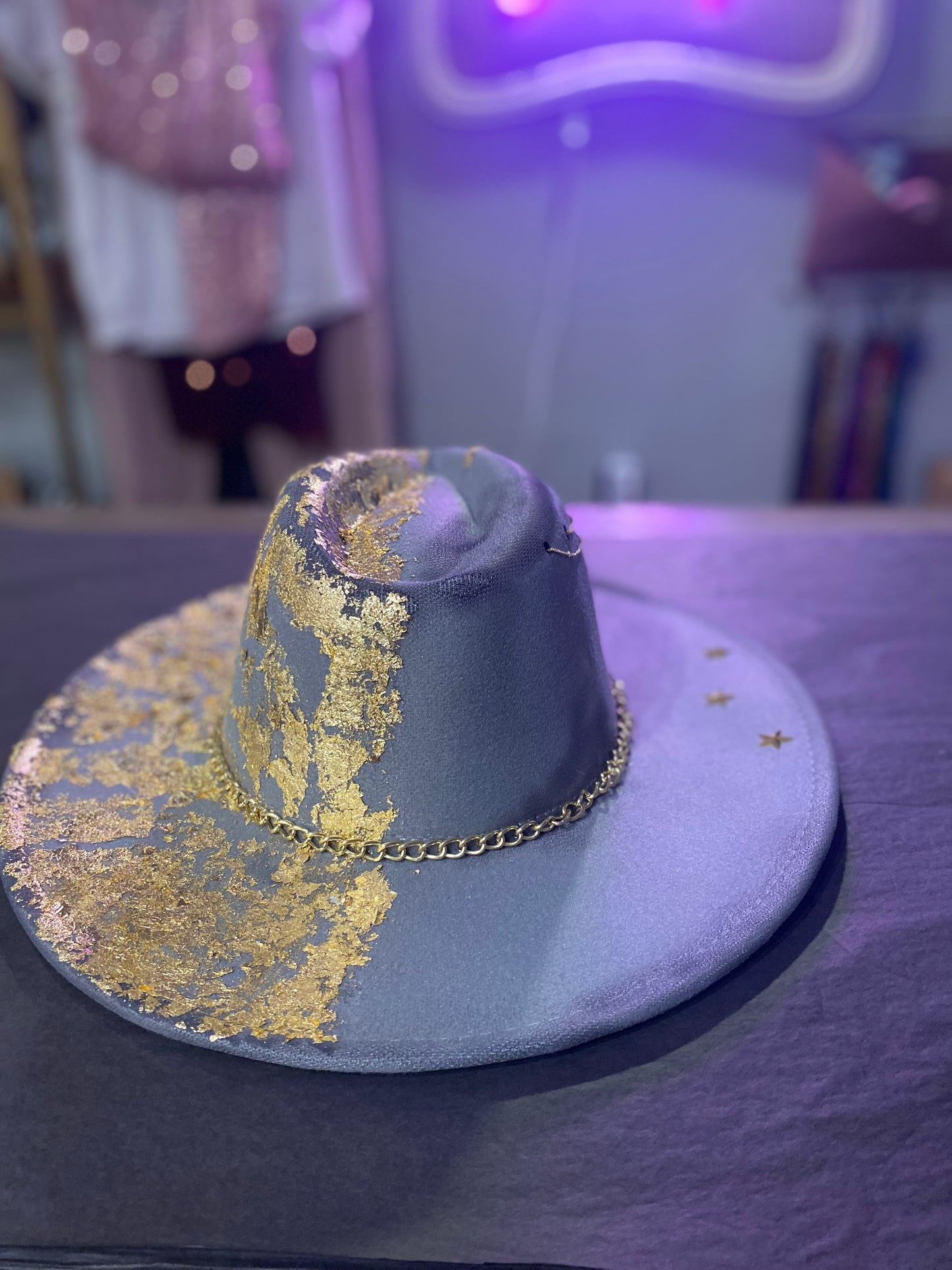 Gold custom Brim