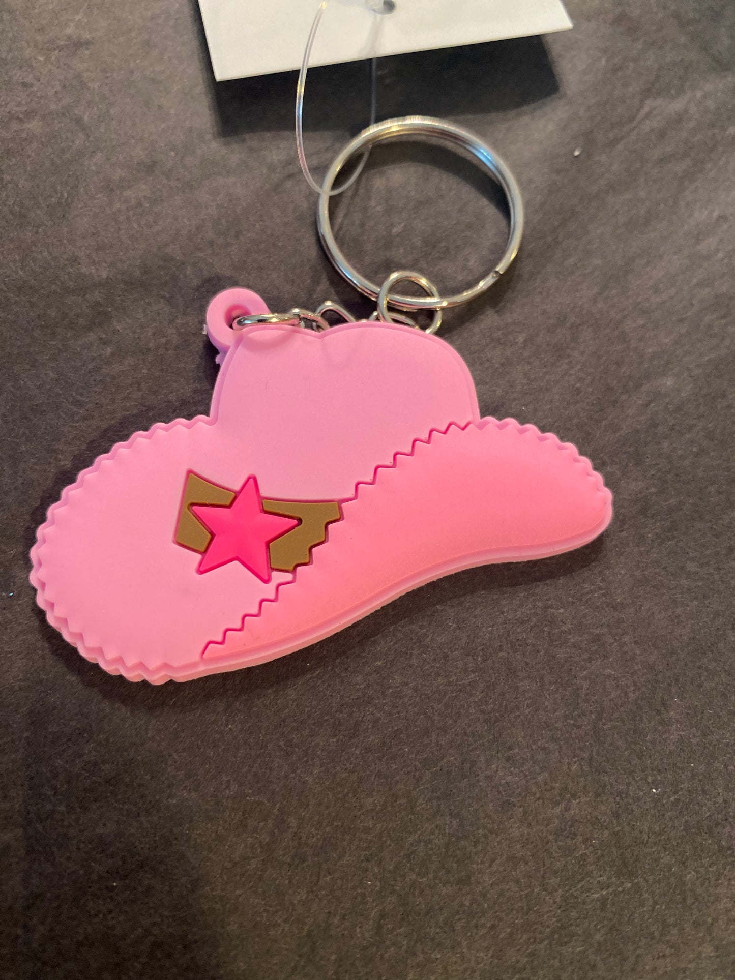 Cowgirl Hat Keychain
