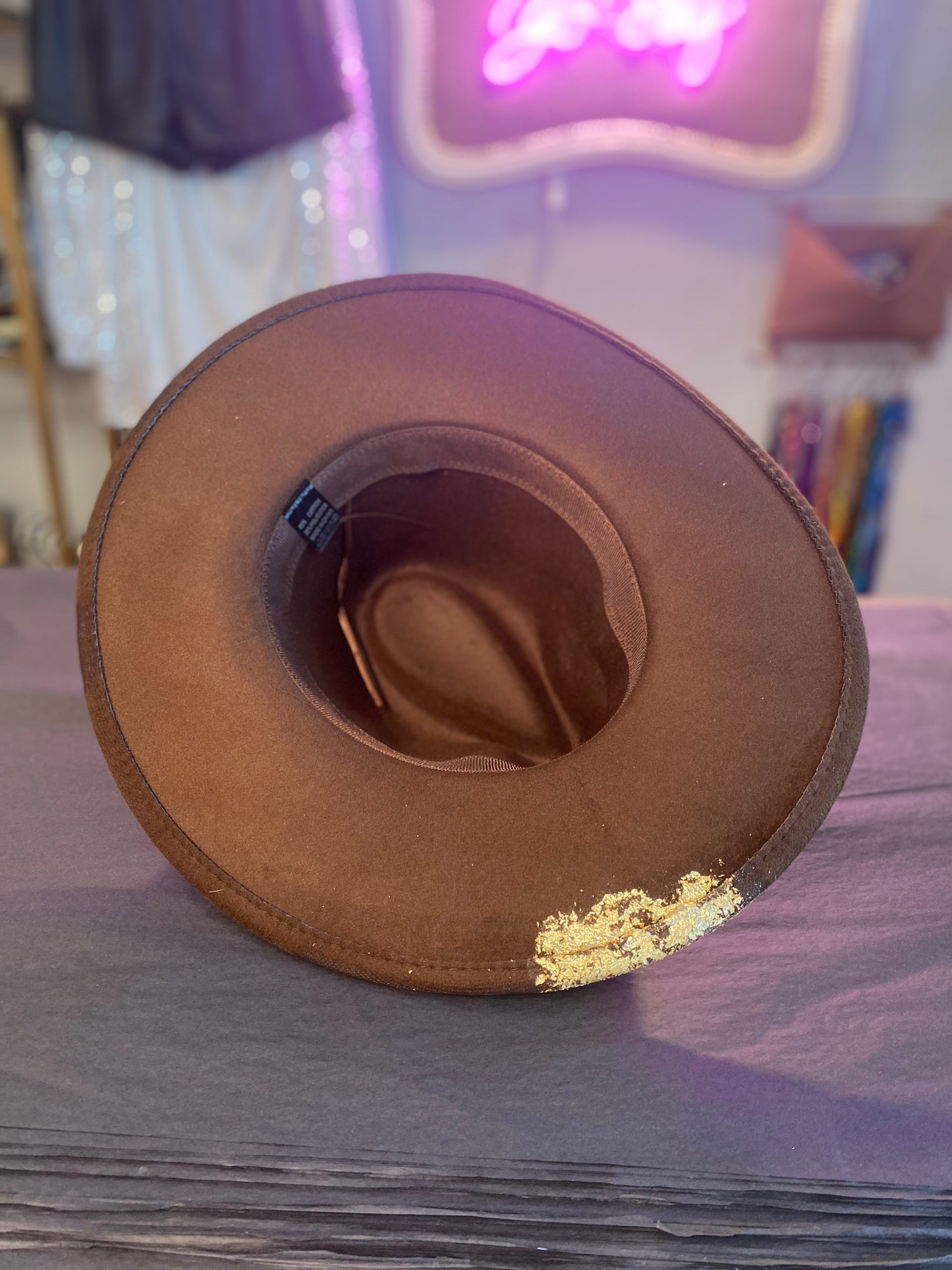 Brown Brim Hat