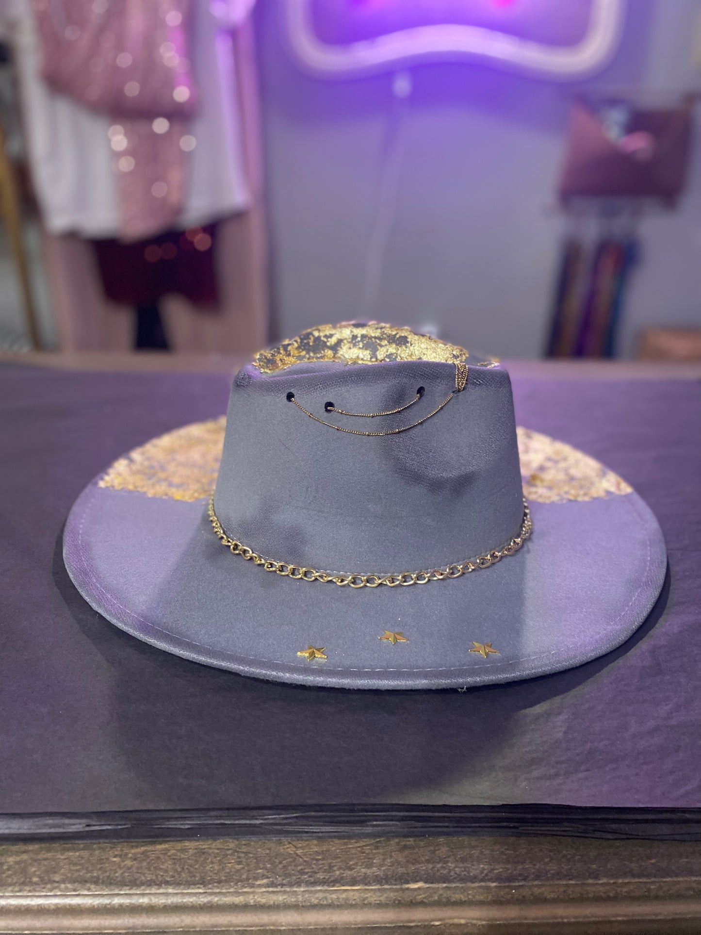 Gold custom Brim