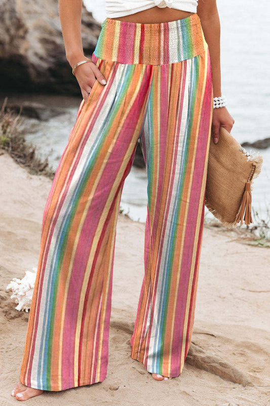 Multicolored striped