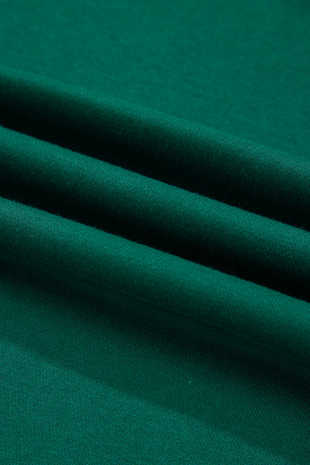 Evergreen Varsity Stripe Detail Drop Shoulder Pullover Mini Skirt Set