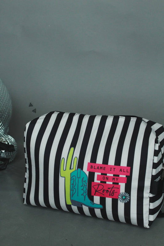 BLAME MY ROOTS tote