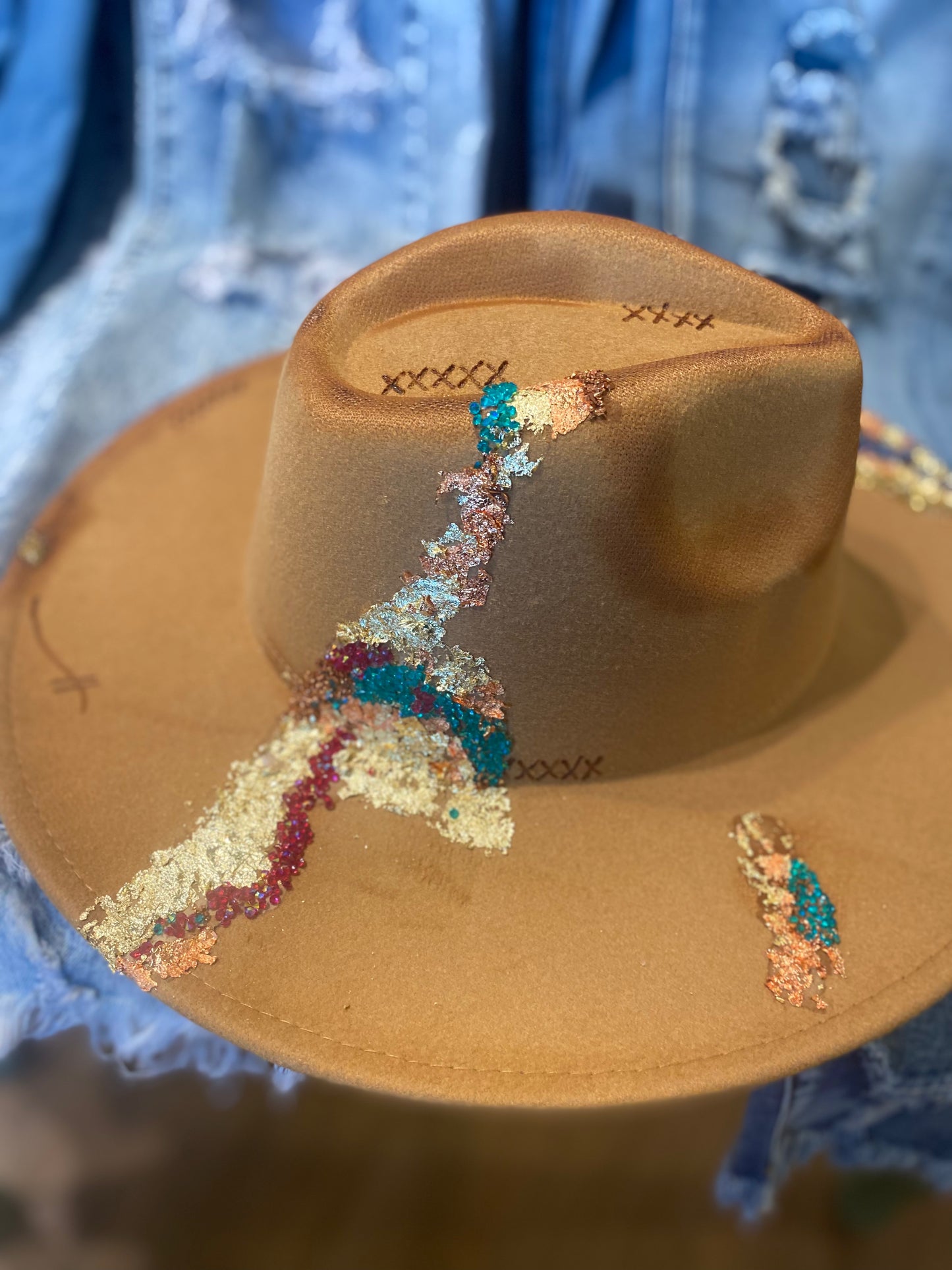 Tan Brim Hat
