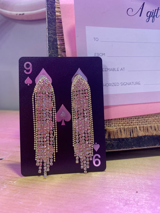 Chandelier style earrings