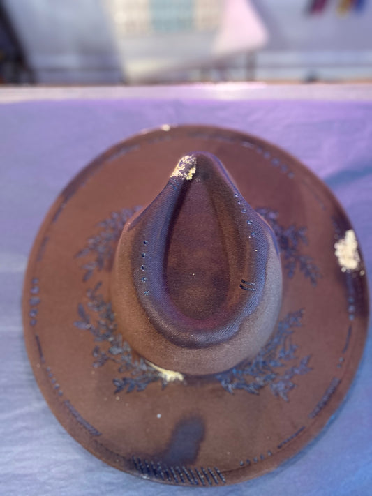 Brown Brim Hat