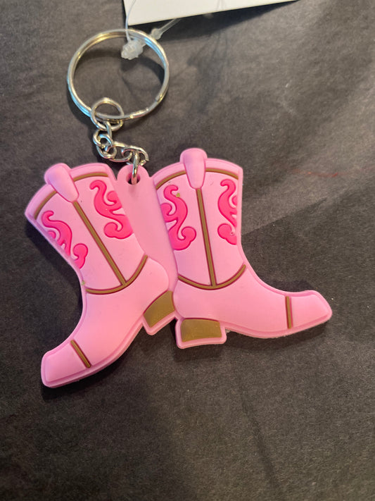 Cowgirl Boot Keychain