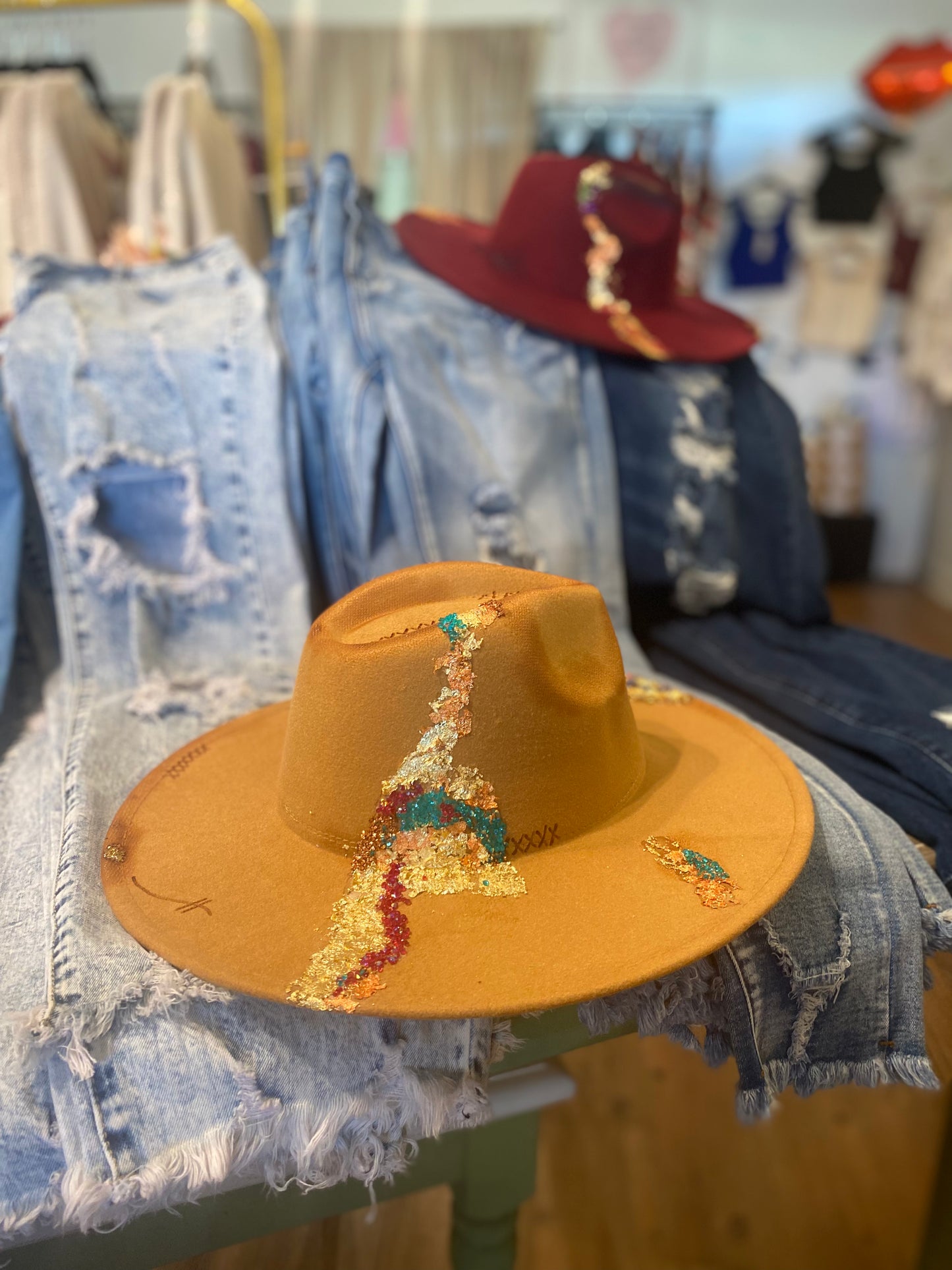 Tan Brim Hat